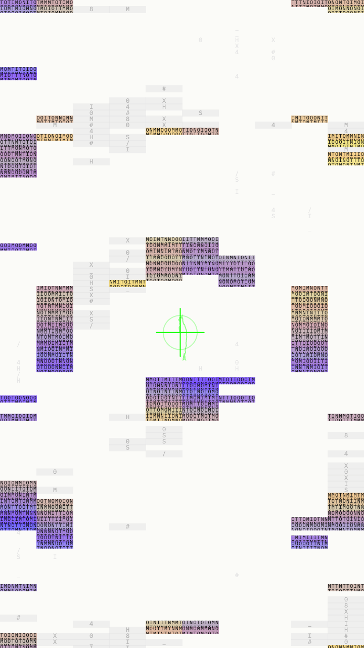 Light pixelated typographic system study